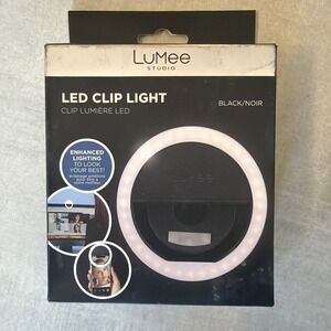 LuMee Studio Clip Light - Portable Rechargeable‎ LED Ring Light